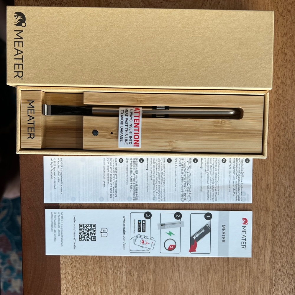 MEATER meat thermometer. Brand New. Unused